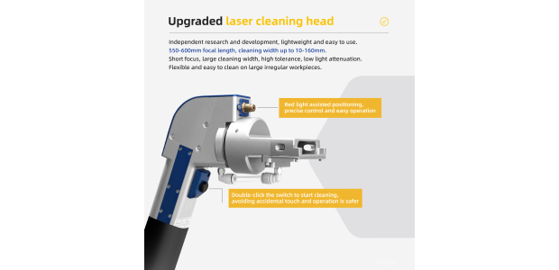 Upgrade Advantages of Continuous Laser Cleaning Machine Gun Head
